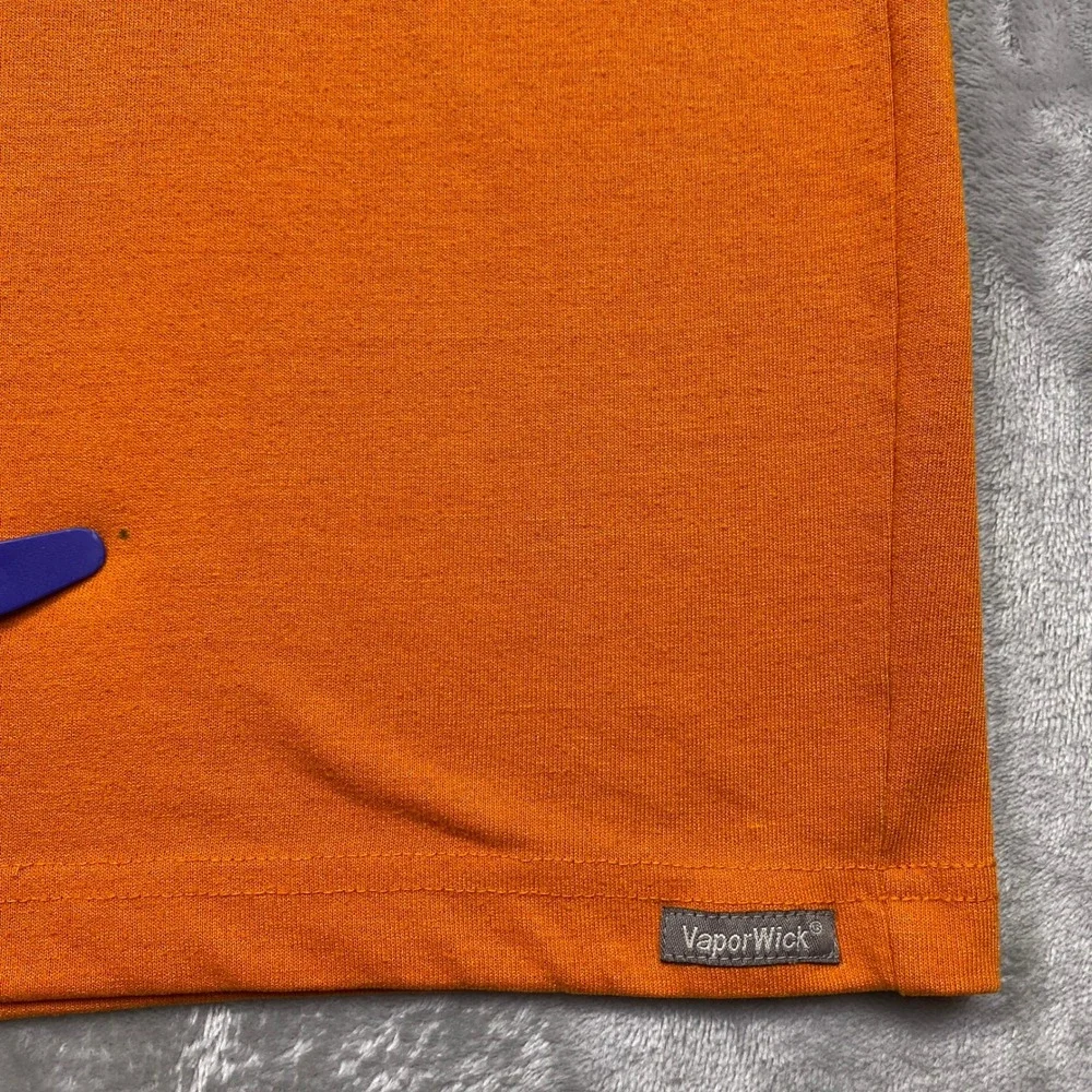 The North Face Orange Short Sleeve T-Shirt Men's Vaporwick Size Large Outdoor‎